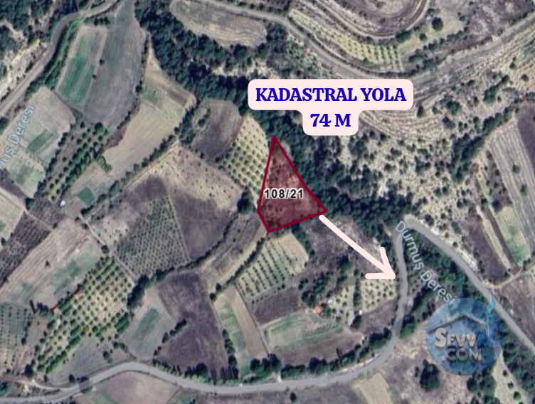 KÜTAHYA EMET YENİCE ÇİMENLİK  KÖYÜNDE  3.349  M²   TARLA  SATILIKTIR - KÜTAHYA EMET fotoğraf 3