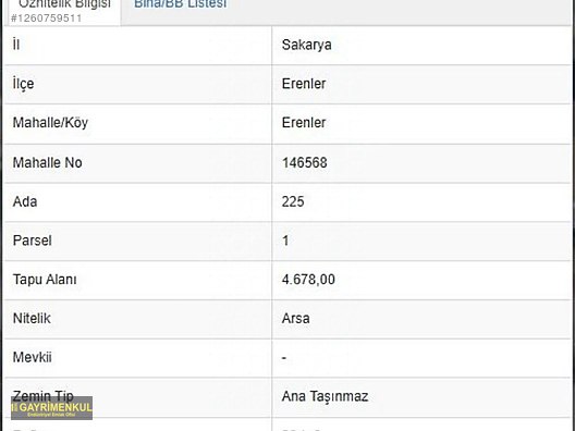 Erenler'de Sosyal Tesis Alanında Satılık 309 m² Arsa - SAKARYA ERENLER fotoğraf 7