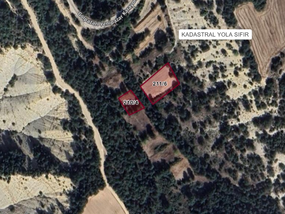 BİLECİK YENİPAZAR ESENKÖY  KÖYÜ’NDE 516 M² TARLA SATILIKTIR - BİLECİK YENİPAZAR fotoğraf 3