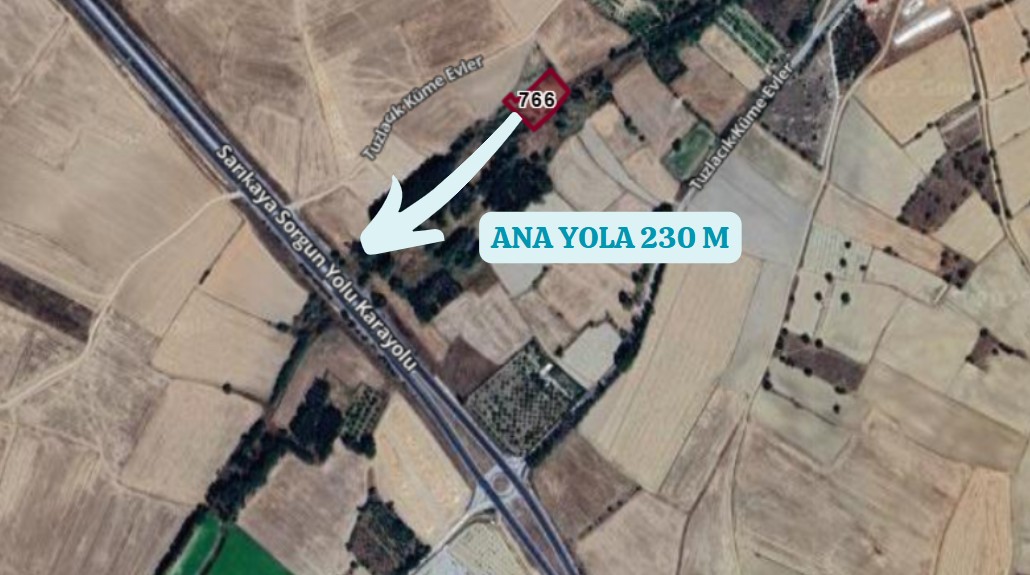 YOZGAT SORGUN TUZLACIK KÖYÜNDE 2.100 M² TARLA SATILIKTIR - YOZGAT SORGUN fotoğraf 4