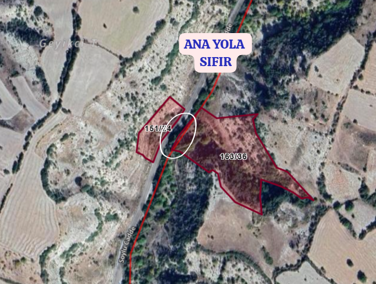 KÜTAHYA GEDİZ E.GEDİZ-SABIRGAZİ  KÖYÜNDE   3.309 M²  TARLA SATILIKTIR   KONUM DO - KÜTAHYA GEDİZ fotoğraf 3