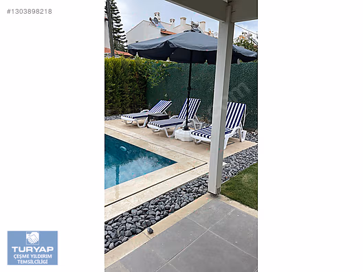 TURYAP ÇEŞME İNÖNÜ'DE KİRALIK TAM MÜSTAKİL HAVUZLU 3+1 VİLLA - İZMİR ÇEŞME fotoğraf 12