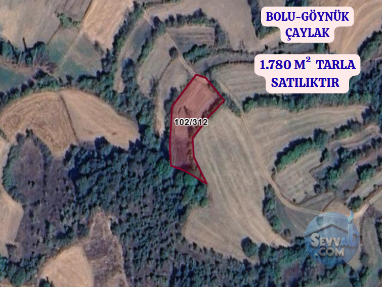 BOLU GÖYNÜK ÇAYLAK  KÖYÜNDE  1.780 M²  TARLA  SATILIKTIR - BOLU GÖYNÜK fotoğraf 2
