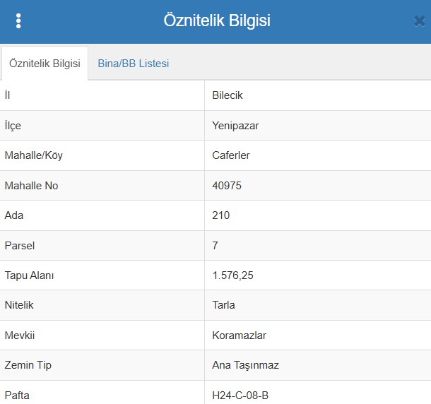 BİLECİK YENİPAZAR CAFERLER KÖYÜNDE 1.576 M² TARLA SATILIKTIR - BİLECİK YENİPAZAR fotoğraf 12