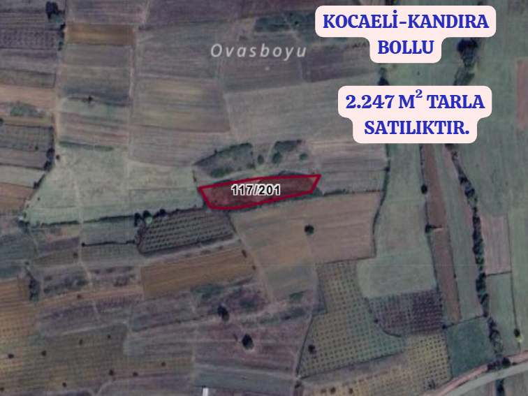 KOCAELİ KANDIRA BOLLU  KÖYÜNDE 2.247 M²  TARLA  SATILIKTIR - KOCAELİ KANDIRA fotoğraf 2