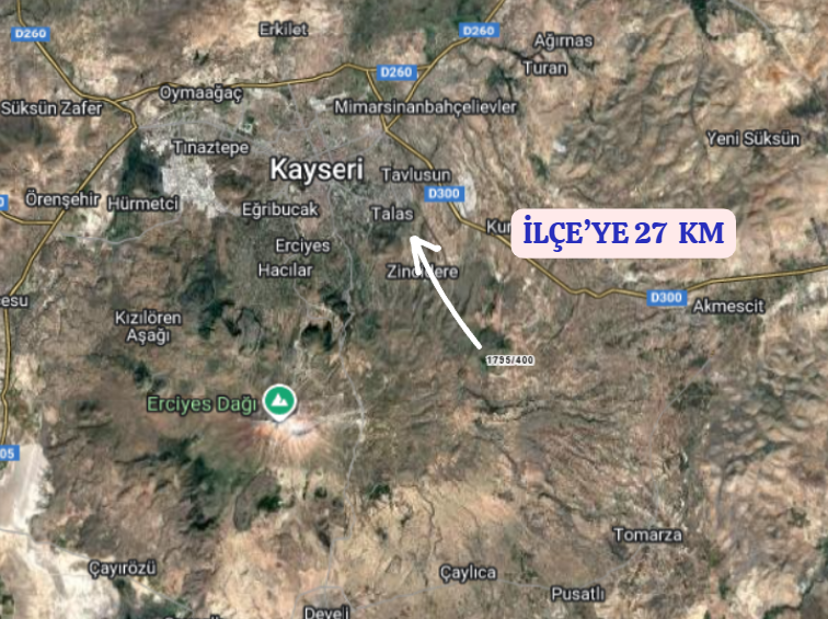 KAYSERİ TALAS YAZYURDU   KÖYÜNDE  101  M²  ARSA  SATILIKTIR - KAYSERİ TALAS fotoğraf 5