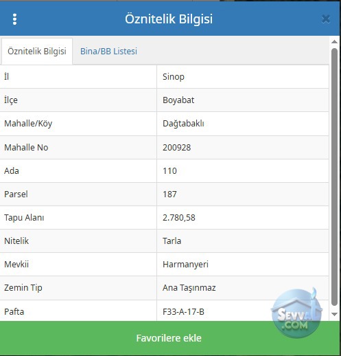 SİNOP BOYABAT DAĞTABAKLI DA 2.780 M² TARLAMIZ SATILIKTIR - SİNOP BOYABAT fotoğraf 2