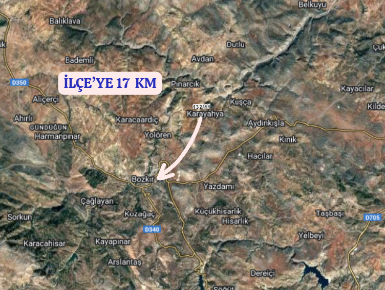 KONYA BOZKIR KARAYAHYA KÖYÜNDE  951   M²  TARLA  SATILIKTIR - KONYA BOZKIR fotoğraf 5