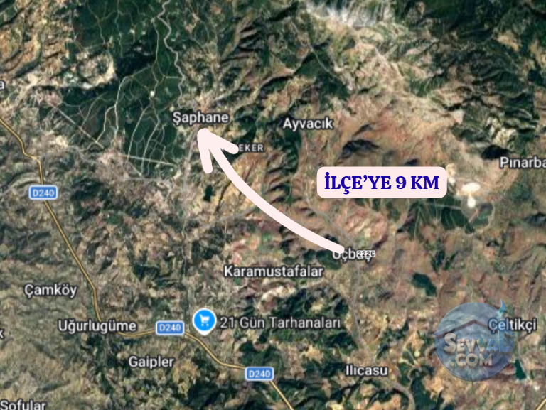 KÜTAHYA ŞAPHANE ÜÇBAŞ  KÖYÜNDE 611 M²  BAHÇE  SATILIKTIR - KÜTAHYA ŞAPHANE fotoğraf 5