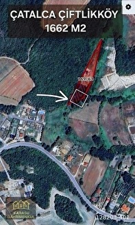 ÇATALCA ÇİFTLİKKÖY ORMAN CEPHELİ 1662 M2 ARAZİ - İSTANBUL ÇATALCA fotoğraf 3