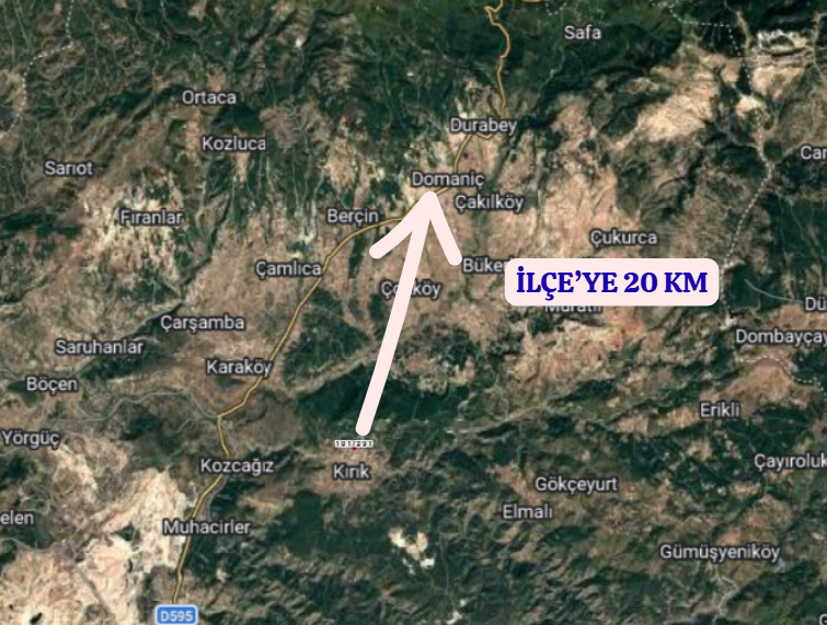 KÜTAHYA DOMANİÇ KIRIK  KÖYÜNDE 7.775 M² TARLA SATILIKTIR - KÜTAHYA DOMANİÇ fotoğraf 5