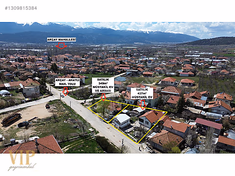 VİP GAYRİMENKUL'den AKÇAY MAH. 776m² 2 ADET EV VE ARSASI - ANTALYA ELMALI fotoğraf 7