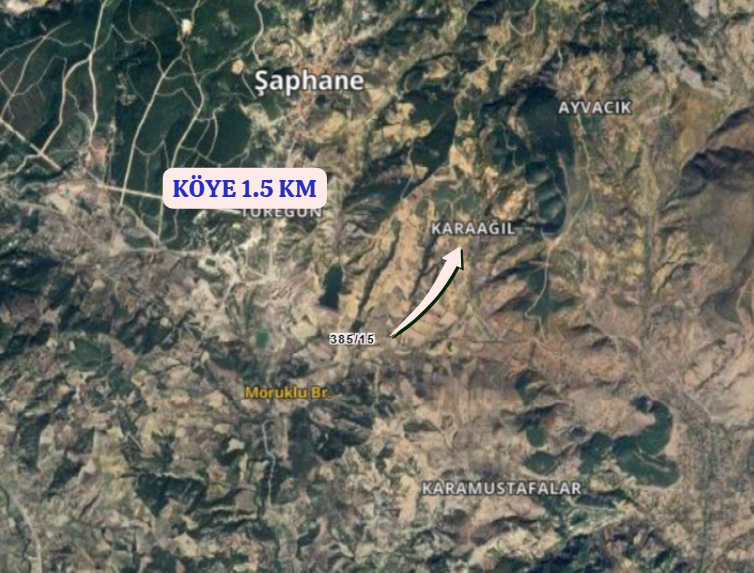 KÜTAHYA ŞAPHANE KARAAĞIL  KÖYÜNDE 1.557 M² KİRAZ BAHÇESİ  SATILIKTIR - KÜTAHYA ŞAPHANE fotoğraf 5