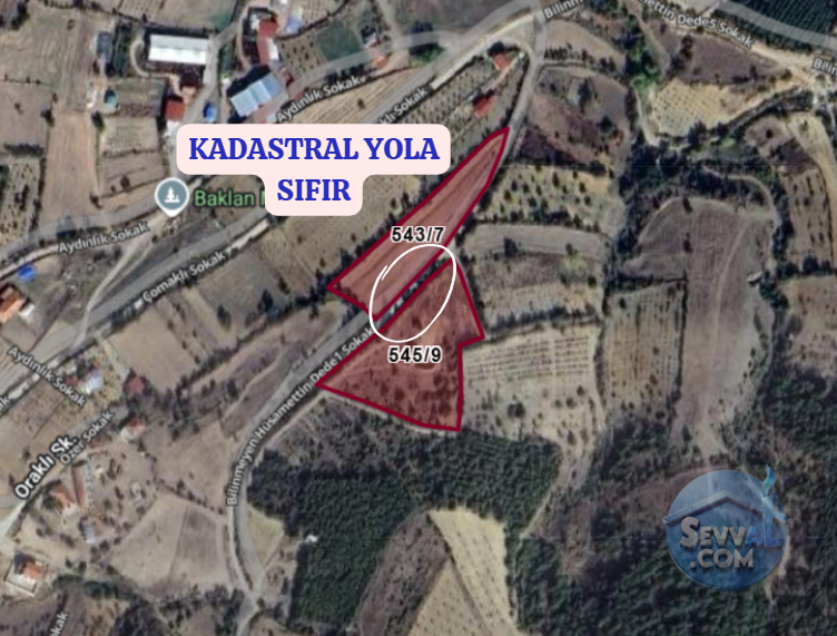 DENİZLİ BAKLAN HÜSAMETTİNDEDE   KÖYÜNDE 5.763  M²   BAĞ  SATILIKTIR - DENİZLİ BAKLAN fotoğraf 3
