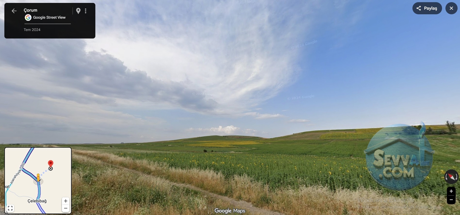 ÇORUM ALACA ÇELEBİBAĞ KÖYÜNDE 1.097 M² TARLAMIZ SATILIKTIR. - Çorum Alaca fotoğraf 3