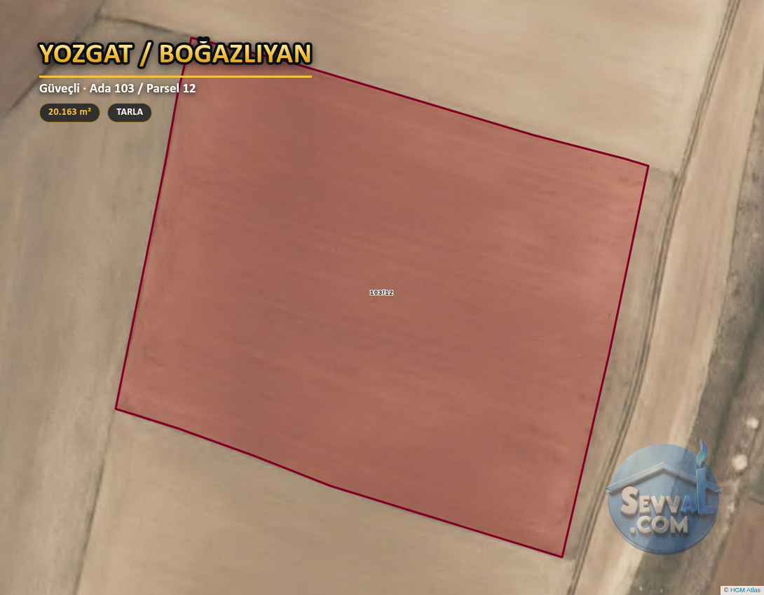 YOZGAT BOĞAZLIYAN GÜVEÇLİ 20.164 m² SATILIK ARSA - YOZGAT BOĞAZLIYAN fotoğraf 2