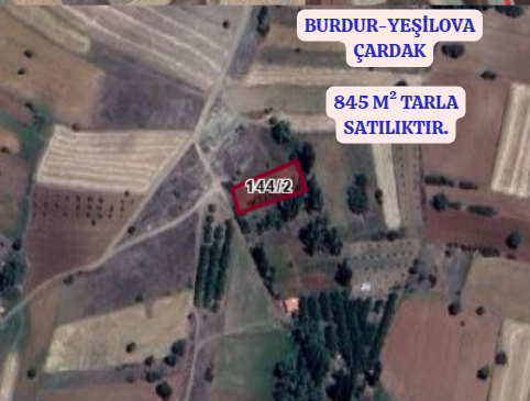 BURDUR YEŞİLOVA ÇARDAK MAH. 845M² TARLA SATILIKTIR - BURDUR YEŞİLOVA fotoğraf 3