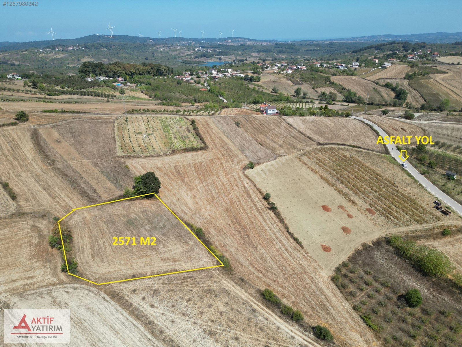 HEDİYELİ MAHALLESİ'NDE YERLEŞİM KENARINDA 2571 M2 SATILIK TARLA - KOCAELİ KANDIRA fotoğraf 9