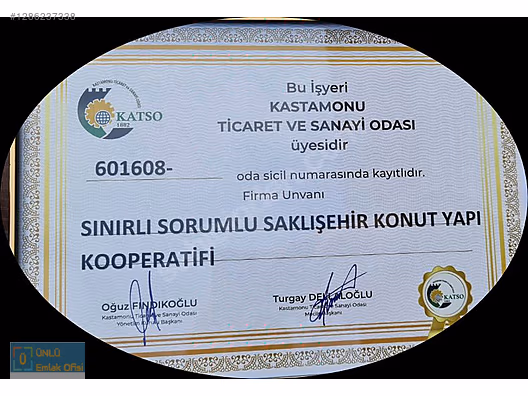 ÜNLÜ EMLAKTAN PRESTİJLİ BÖLGE SAKLIŞEHİR KOOPTA YATIRIM FIRSATI - KASTAMONU MERKEZ fotoğraf 3