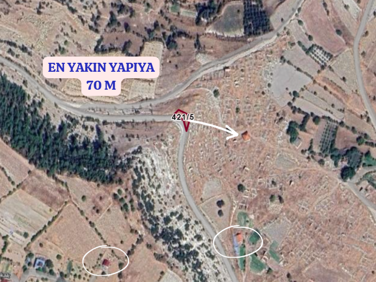 DENİZLİ PAMUKKALE GÖZLER  KÖYÜNDE   330  M²  ARSA SATILIKTIR - DENİZLİ PAMUKKALE fotoğraf 4