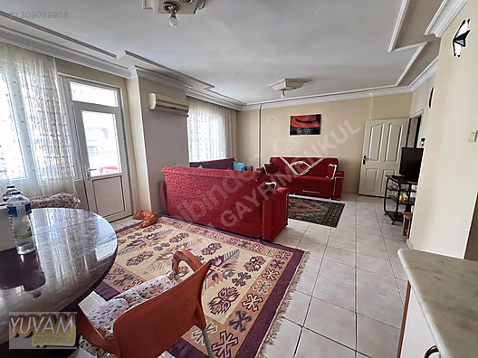 DENİZ MANZARALI 2+1 GENİŞ OTURUM EŞYALI DAİRE - MERSİN MEZİTLİ fotoğraf 29