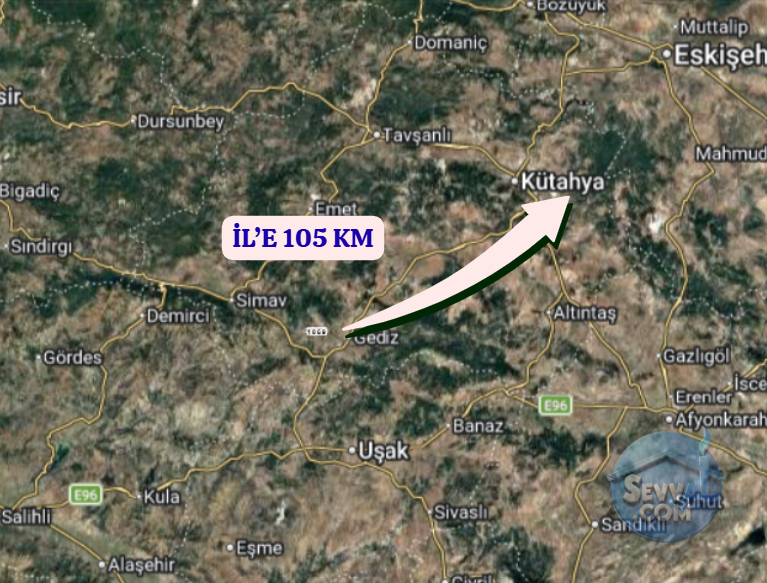 KÜTAHYA ŞAPHANE ÜÇBAŞ  KÖYÜNDE 12.400 M²  TARLA  SATILIKTIR - KÜTAHYA ŞAPHANE fotoğraf 5