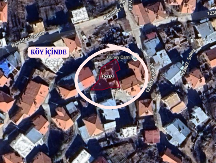 KONYA ILGIN BELEKLER    KÖYÜNDE 282  M²  İKİ KATLI KERPİÇ EV ARSASI SATILIKTIR - KONYA ILGIN fotoğraf 4