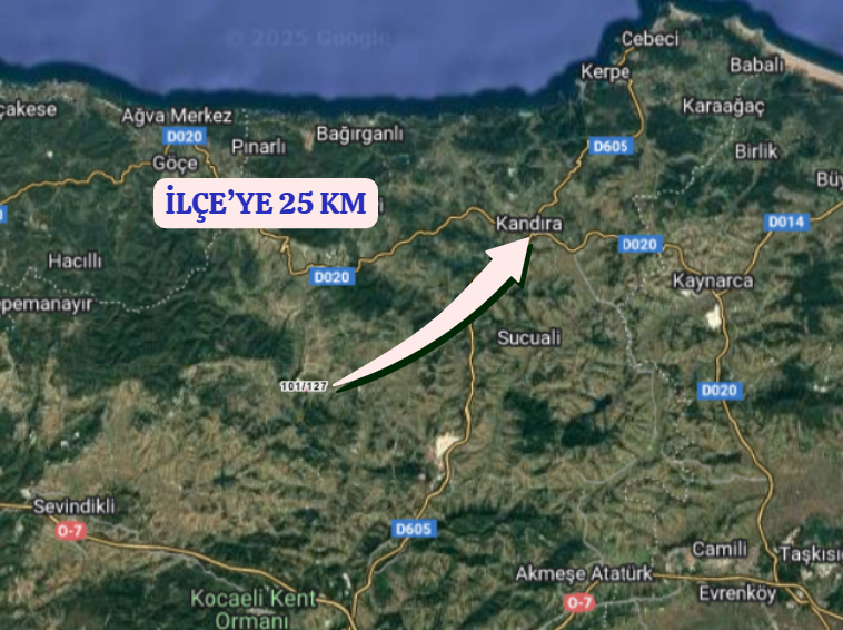 KOCAELİ KANDIRA NASUHLAR KÖYÜNDE 1.761 M²  TARLA  SATILIKTIR - KOCAELİ KANDIRA fotoğraf 5