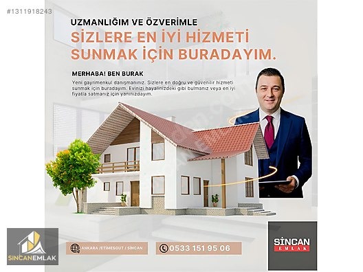 AKŞEMSETTİN MAHALLESİNDE FUL YAPILI LUX DAİRE PANORAMİK CEPHE !! - ANKARA SİNCAN fotoğraf 33