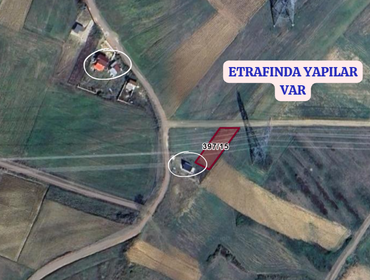 KOCAELİ DERİNCE KARAGÖLLÜ  KÖYÜNDE   516   M²  TARLA  SATILIKTIR - KOCAELİ DERİNCE fotoğraf 5