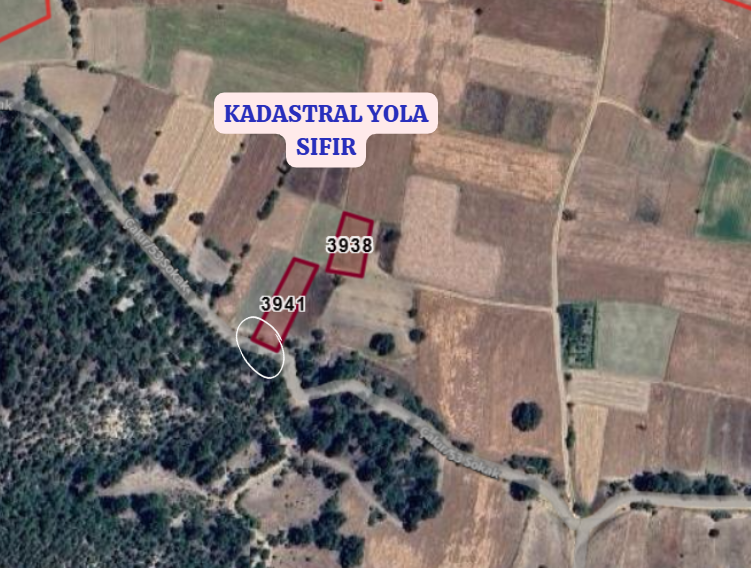 DENİZLİ ACIPAYAM ÇAYIR KÖYÜNDE  TOPLAM 1.863 M²   2 TARLA SATILIKTIR - DENİZLİ ACIPAYAM fotoğraf 4