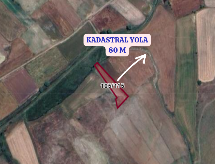 KÜTAHYA MERKEZ KARAÖZ  KÖYÜNDE 1.502 M² TARLA  SATILIKTIR - KÜTAHYA MERKEZ fotoğraf 3