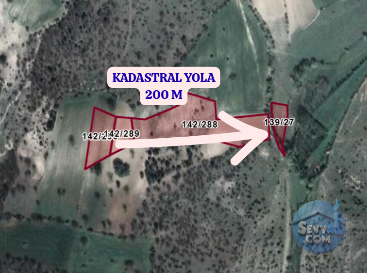 KÜTAHYA ÇAVDARHİSAR İLCİKÖREN  KÖYÜNDE 2.199 M²  TARLA  SATILIKTIR - KÜTAHYA ÇAVDARHİSAR fotoğraf 3