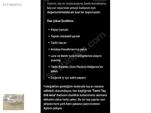 aksu yeşilkaramanda köy/mahalle icinde müstakil taş ev ve arası - ANTALYA AKSU fotoğraf 16