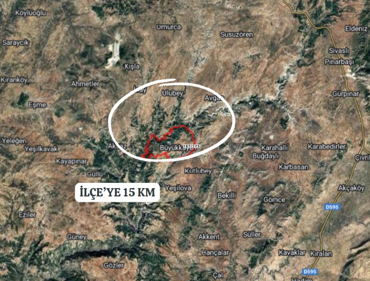 UŞAK ULUBEY BÜYÜKKAYALI KÖYÜNDE 3.021 M² TARLA SATILIKTIR - UŞAK ULUBEY fotoğraf 5