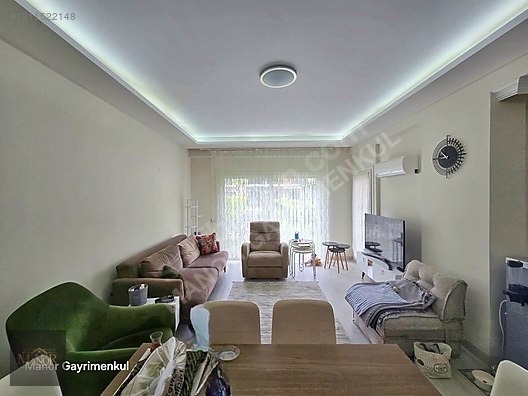 KUŞADASINDA MÜKEMMEL SİTEDE KÖŞE KONUM EŞYALI BAHÇELİ DAİRE - AYDIN KUŞADASI fotoğraf 4