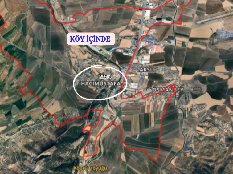 K.MARAŞ ONİKİŞUBAT HACIMUSTAFA KÖYÜNDE 507 M² ARSA SATILIKTIR - KAHRAMANMARAŞ ONİKİŞUBAT fotoğraf 4