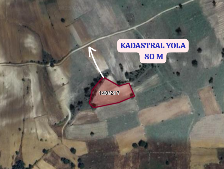 KÜTAHYA GEDİZ YAĞMURLAR  KÖYÜNDE 4.735 M²  TARLA  SATILIKTIR - KÜTAHYA GEDİZ fotoğraf 3