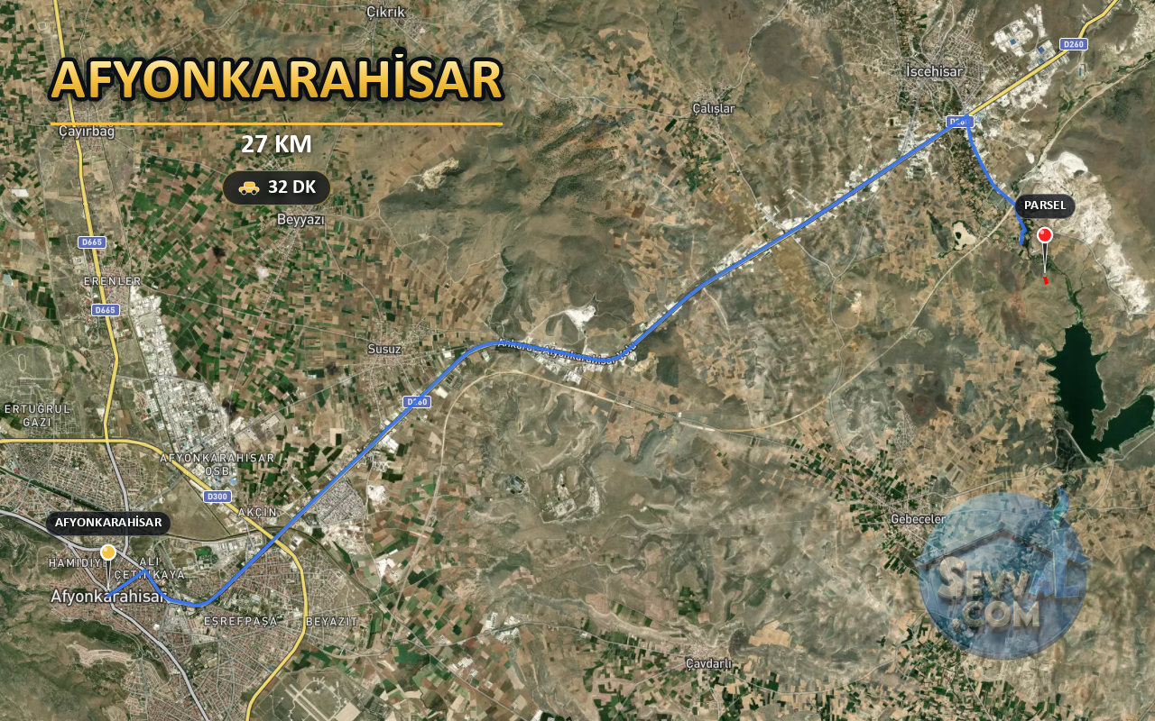 AFYONKARAHİSAR İSCEHİSAR TEPECİK 1.521 m² SATILIK ARSA - AFYONKARAHİSAR İSCEHİSAR fotoğraf 4