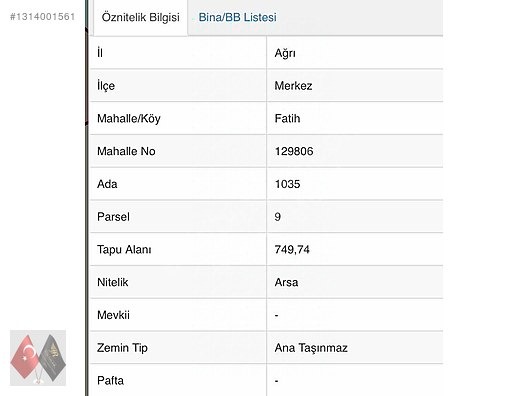 AĞRI MERKEZ FATİH MAHALLESİNDE KÖŞE PARSEL YATIRIM FIRSATI - AĞRI MERKEZ fotoğraf 3
