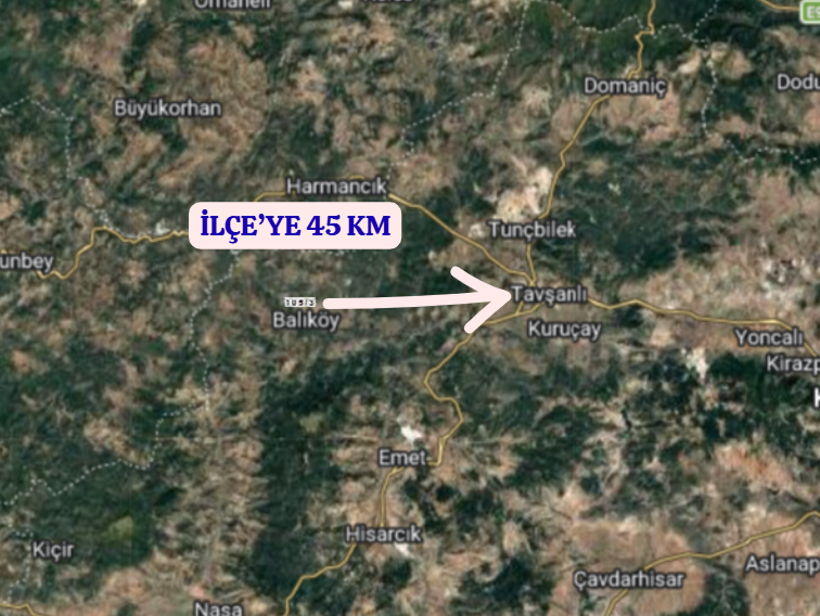 KÜTAHYA TAVŞANLI BALIKÖY,ÇIVGALAR  KÖYÜNDE 3.636 M²  TARLA SATILIKTIR - KÜTAHYA TAVŞANLI fotoğraf 5