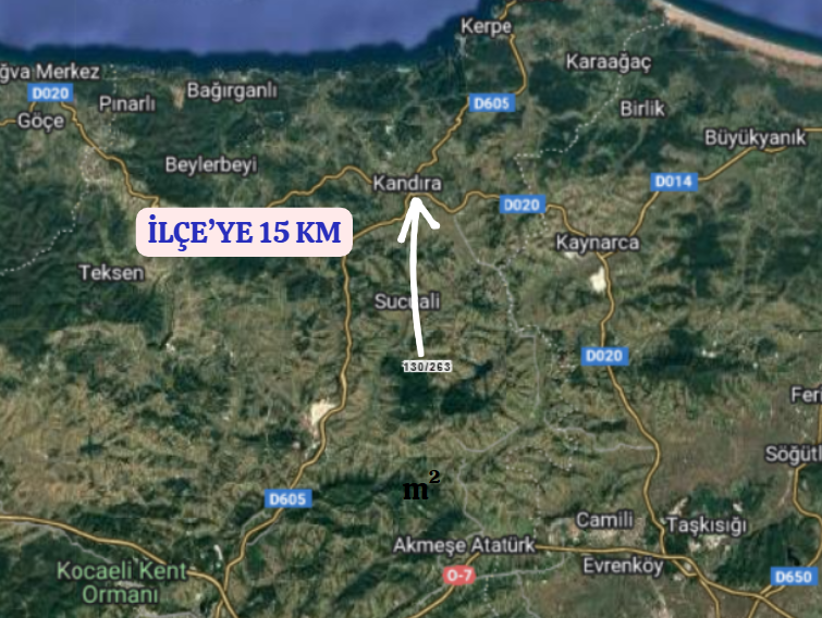 KOCAELİ KANDIRA SARICAALİ   KÖYÜNDE 494 M²  BAHÇE  SATILIKTIR - KOCAELİ KANDIRA fotoğraf 5