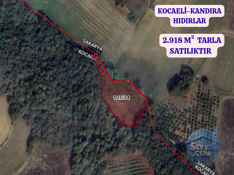 KOCAELİ KANDIRA HIDIRLAR  KÖYÜNDE  2.918 M² TARLA  SATILIKTIR - KOCAELİ KANDIRA fotoğraf 2