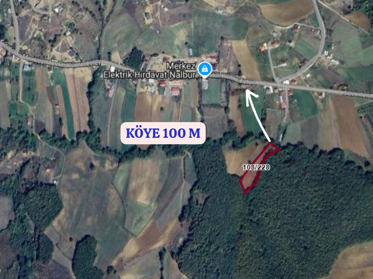 KOCAELİ İZMİT SÜVERLER  KÖYÜNDE 4.615 M²  TARLA  SATILIKTIR - KOCAELİ İZMİT fotoğraf 4