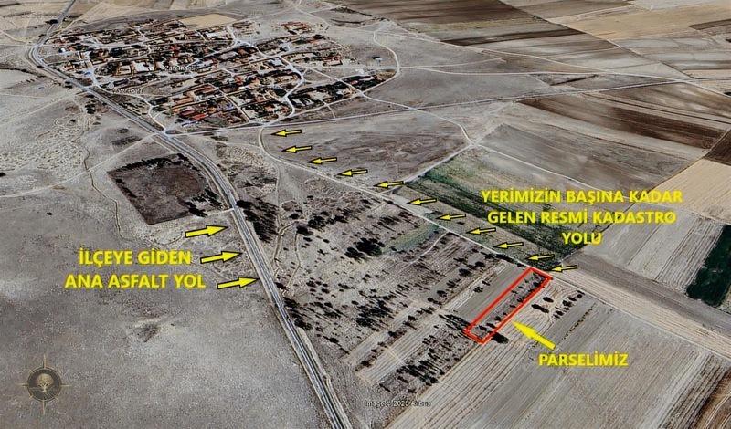 KÖY VE ANA ASFALTIN DİBİNDE RESMİ YOLLU 2.841M2 MEYVE BAHÇESİ - ESKİŞEHİR ÇİFTELER fotoğraf 4
