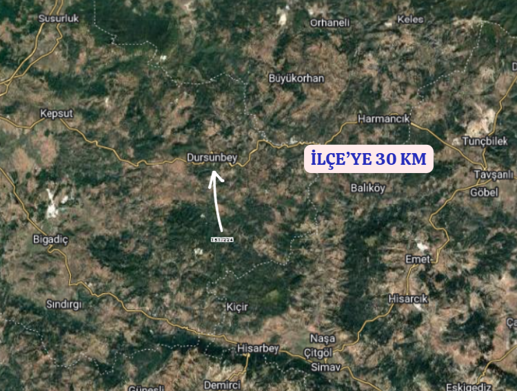 BALIKESİR DURSUNBEY ALAÇAM  KÖYÜNDE 1.502 M² TARLA SATILIKTIR - BALIKESİR DURSUNBEY fotoğraf 5