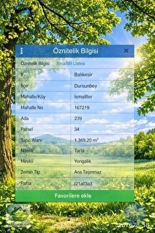 🚨 DURSUNBEY İSMAİLLER'DE 1.369 M² DÜMDÜZ VERİMLİ YATIRIMLIK TARLA 🚨 - BALIKESİR DURSUNBEY fotoğraf 3