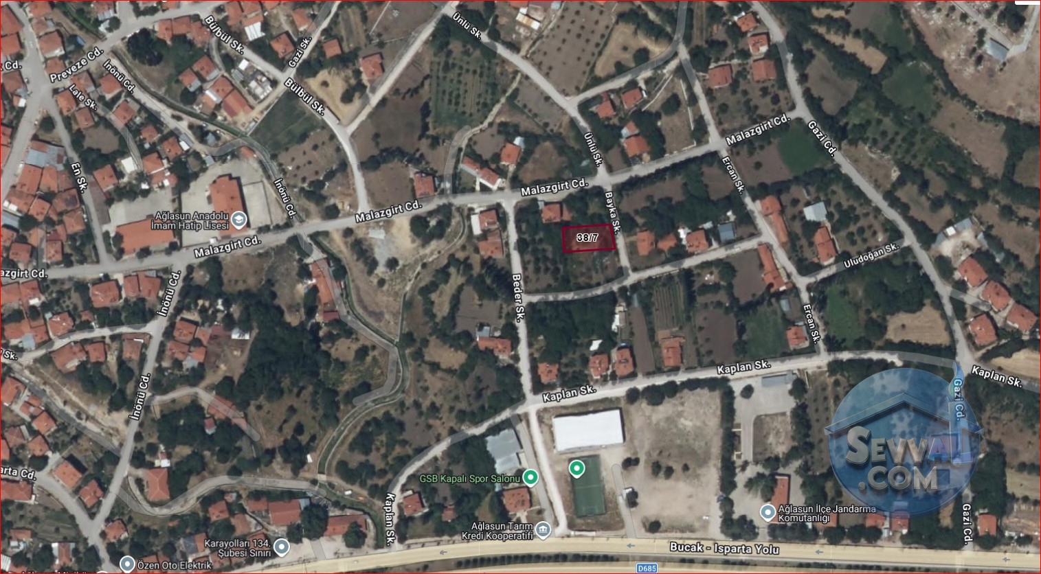 AĞLASUN SAKARCA MAHALLESİ MUHTELİF ARSA - Burdur Ağlasun fotoğraf 2
