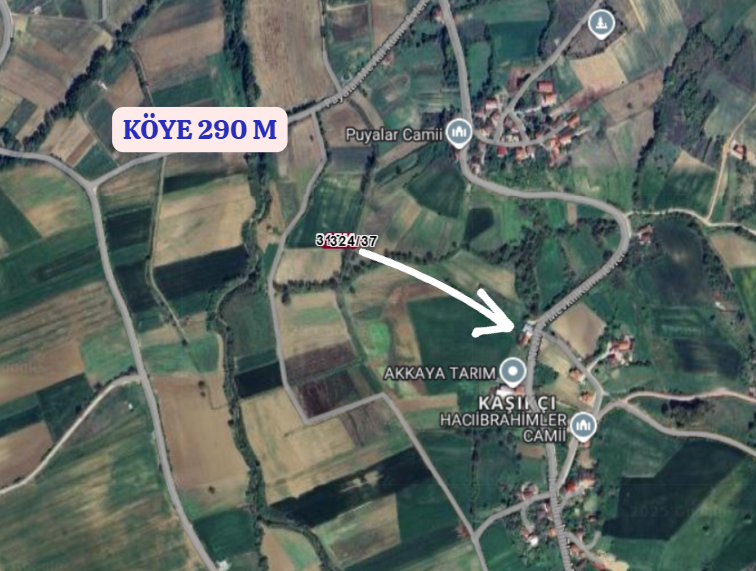 KOCAELİ DERİNCE KAŞIKÇI    KÖYÜNDE TOPLAMDA  925 M²  TARLA  SATILIKTIR - KOCAELİ DERİNCE fotoğraf 4