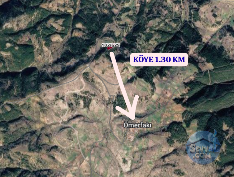 KÜTAHYA EMET ÖMERFAKI  KÖYÜNDE  3.853 M²   TARLA  SATILIKTIR - KÜTAHYA EMET fotoğraf 6